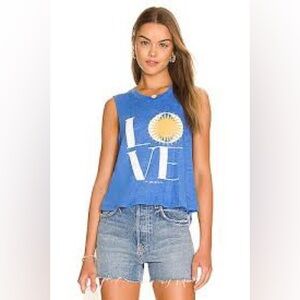 NWT Spiritual Gangster Blue Tank Top